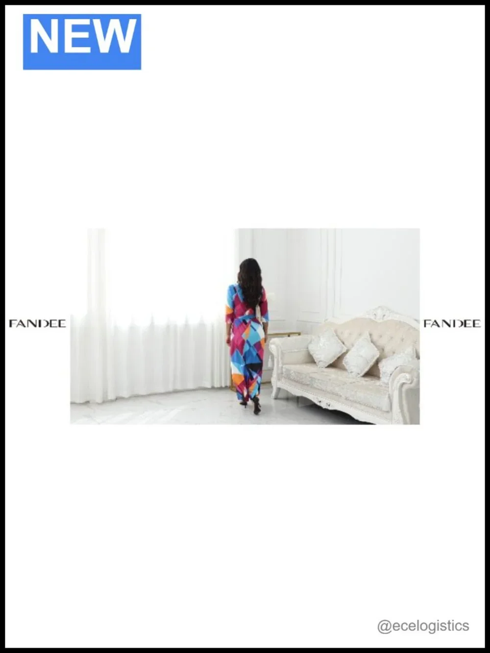 Plus Size Maxi Dress V-Neck 3/4 Sleeve Floral Wrap with Pockets & Belt